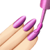 💅🏻 nail polish: light skin tone display on Apple